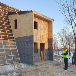 casa construita din panouri SIP 4