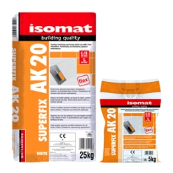 ADEZIV GRESIE FAIANTA AK20 WHITE ISOMAT sac 25 kg