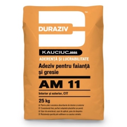 ADEZIV GRESIE FAIANTA AM11 CU KAUCIUC DURAZIV