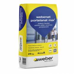 ADEZIV WEBERSET PORTELANAT MAX 2 WEBER sac 25 kg