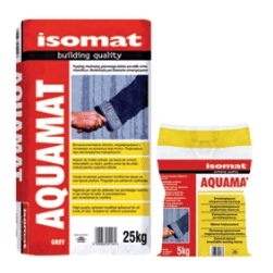 HIDROIZOLATIE SUBSOLURI SI BAZINE AQUAMAT GREY 25 KG ISOMAT sac 25 kg