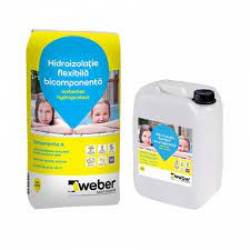 HIDROIZOLATIE SUBSOLURI SI BAZINE WEBERTEC HYDROPROTECT WEBER pachet 30 kg