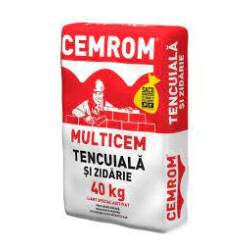 LIANT ZIDARIE SI TENCUIALA MULTICEM CEMROM SAC 40 KG