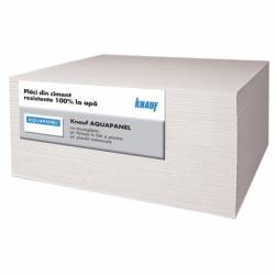 PLACA GIPS CARTON EXTERIOR AQUAPANEL KNAUF placa 2,88 mp