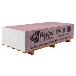 PLACA GIPS CARTON RIGIPS RF 12,5 mm RIGIPS placa 3,12 mp