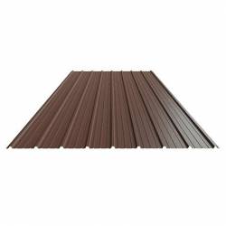 Tabla cutata zincata G10, maro RAL 8017, inaltime cuta 10 mm, 2000 x 910 x 0.25 mm FIER CTC BUC
