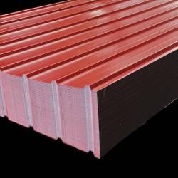 Tabla cutata zincata, rosu RAL 3011, H 10, 0.3 x 910 x 2000 mm FIER CTC BUC