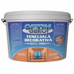 TENCUIALA DECORATIVA ACRILICA OPTIM DEKOR ADEPLAST cutie 25 kg