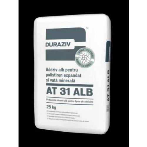 ADEZIV POLISTIREN/VATA AT31 ALB DURAZIV