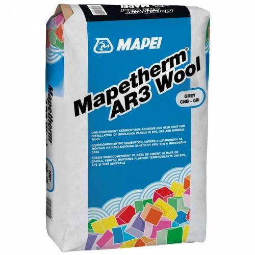 ADEZIV POLISTIREN/VATA MAPETHERM AR3 WOOL MAPEI