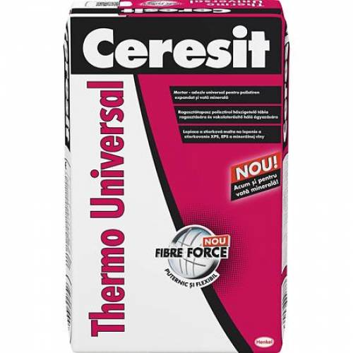 ADEZIV POLISTIREN/VATA THERMOUNIVERSAL CERESIT CERESIT