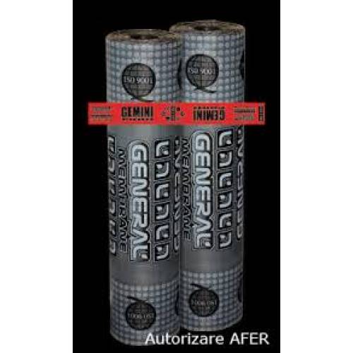 MEMBRANA BITUMINOASA HIDROIZOLATIE PENTRU TERASE GEMINI PODURI 4MM GENERAL MEMBRANE