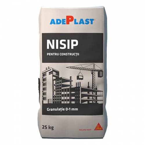 Nisip pentru constructii 0-1mm ADEPLAST