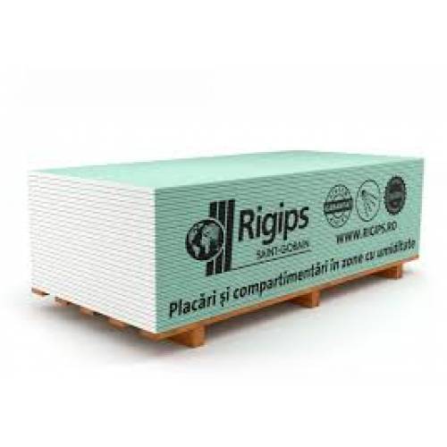 PLACA GIPS CARTON RIGIPS RBI 12,5 mm RIGIPS