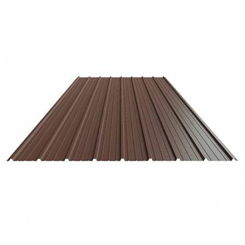 Tabla cutata zincata G10, maro RAL 8017, inaltime cuta 10 mm, 2000 x 910 x 0.25 mm FIER CTC