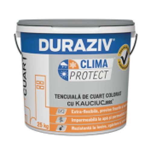 TENCUIALA DECORATIVA CUART COLORAT CLIMA PROTECT CU KAUCIUC DURAZIV